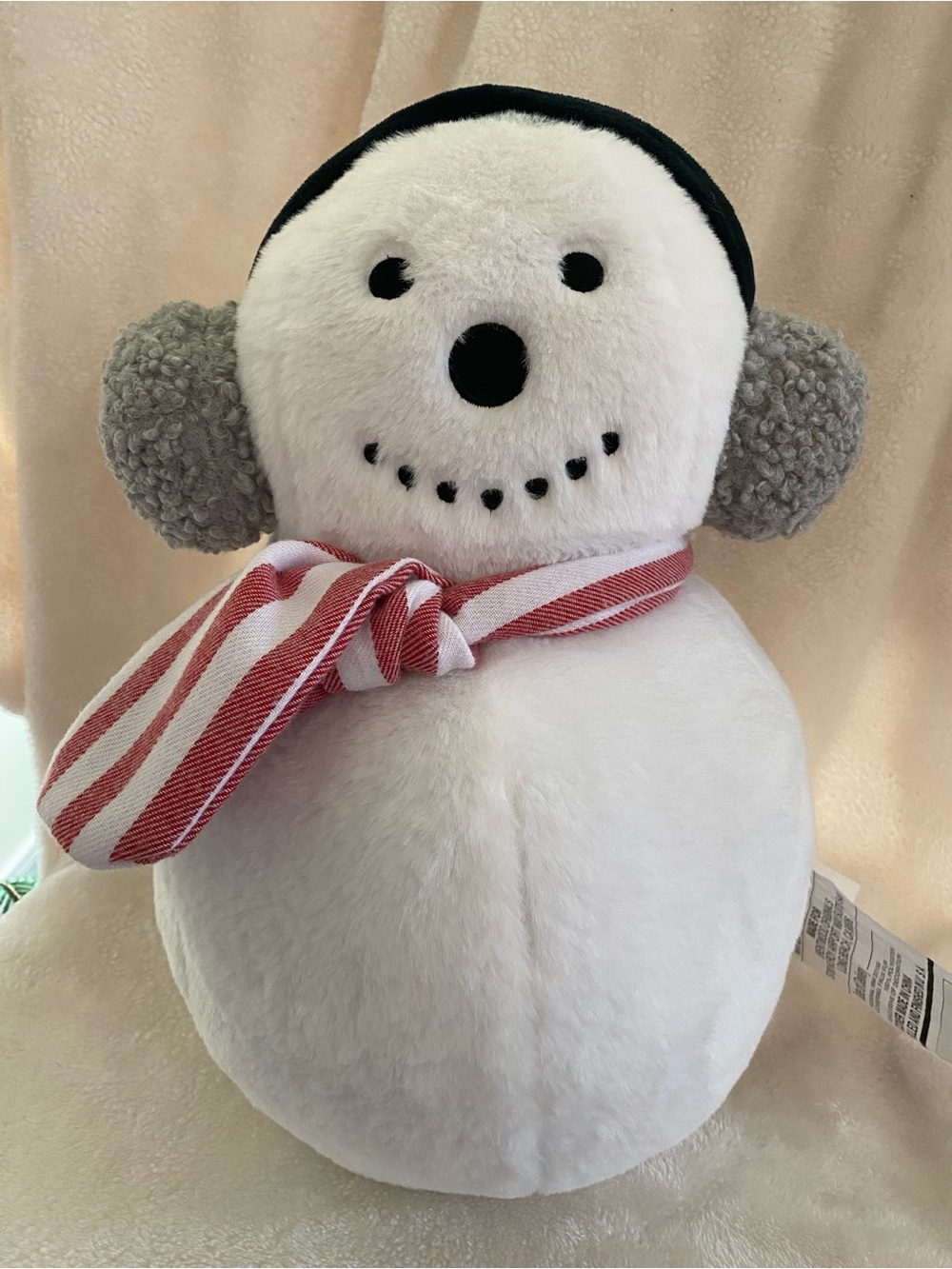 Adorable Plush Snowman Pillow from Costco